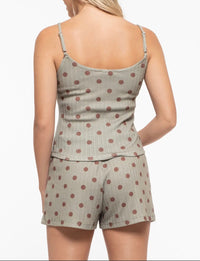 POLKA DOT CAMI SET