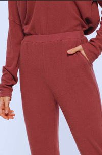 STRAIGHT LEG COZY PANTS