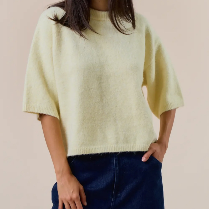 Ella Buttery Soft Short Sleeve Sweater