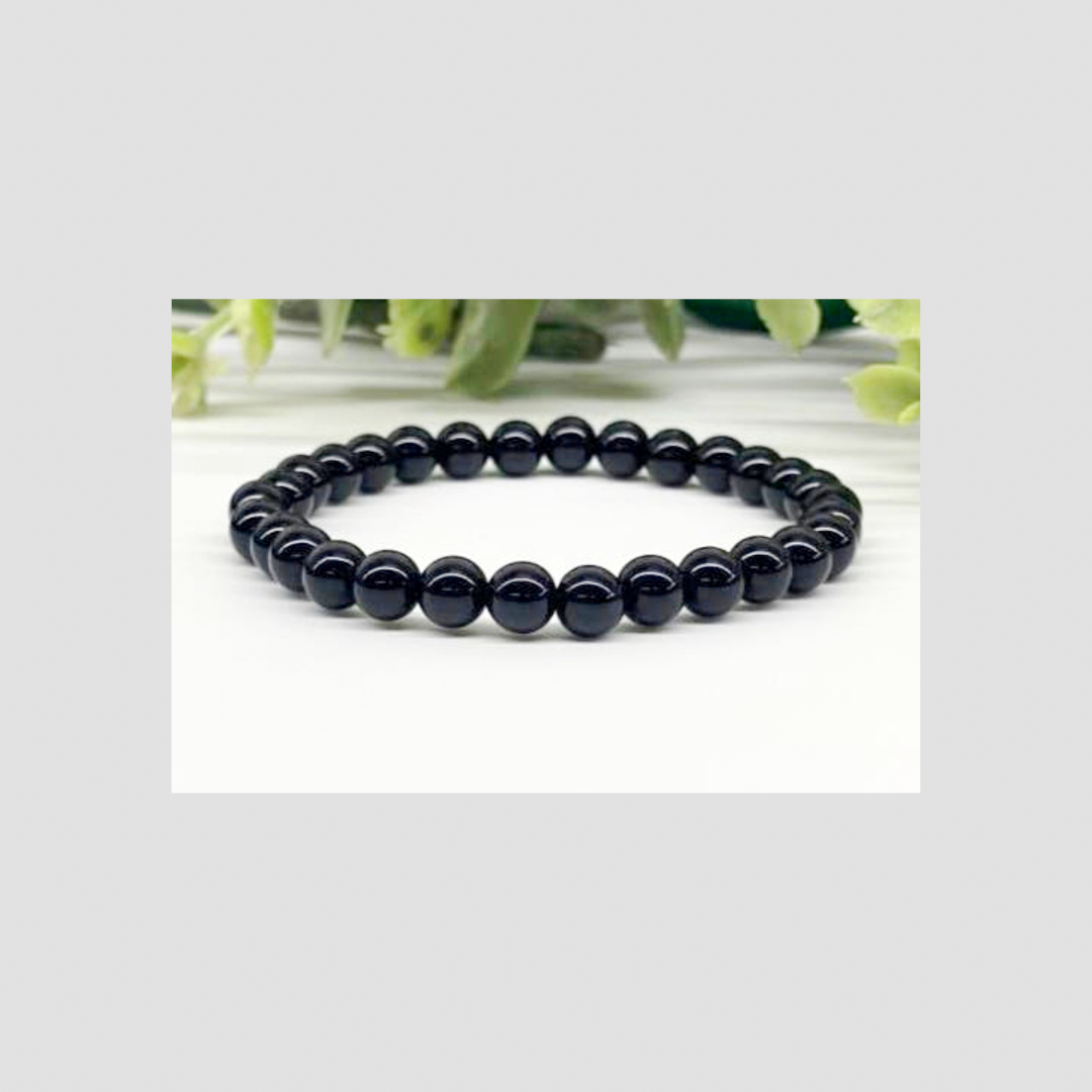 Black Tourmaline Stretchable Bracelet