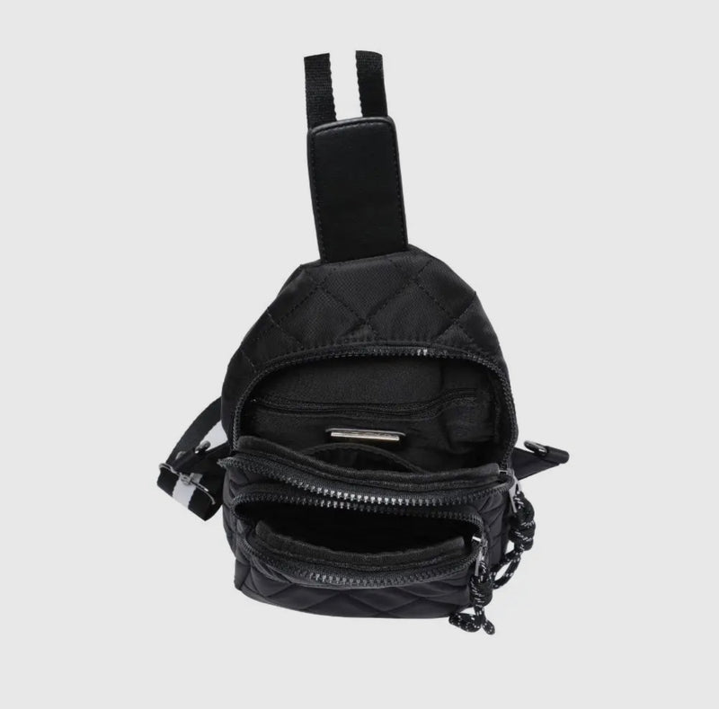 ace leather backpack ACE QUILTED SLING BACKPACK – MintyGrape Boutique