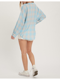 LIA PLAID WOVEN SHIRT