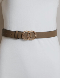 Double Chain Ring Buckle Belt