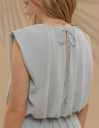 Romey Sleeveless Balloon Crop Top