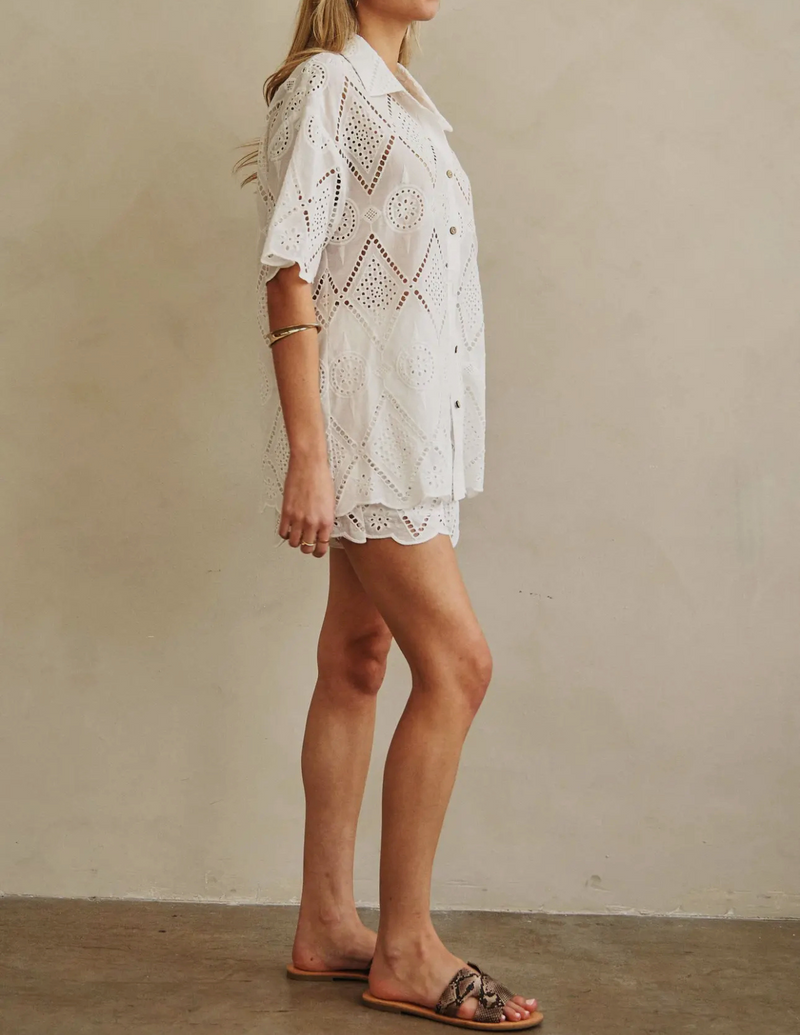 Marisol Eyelet Top