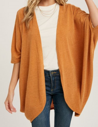 LIGHTWEIGHT DOLMAN CARDIGAN