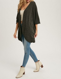 LIGHTWEIGHT DOLMAN CARDIGAN