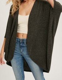 LIGHTWEIGHT DOLMAN CARDIGAN