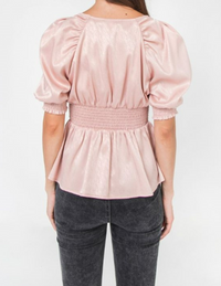 SADE PEPLUM TOP