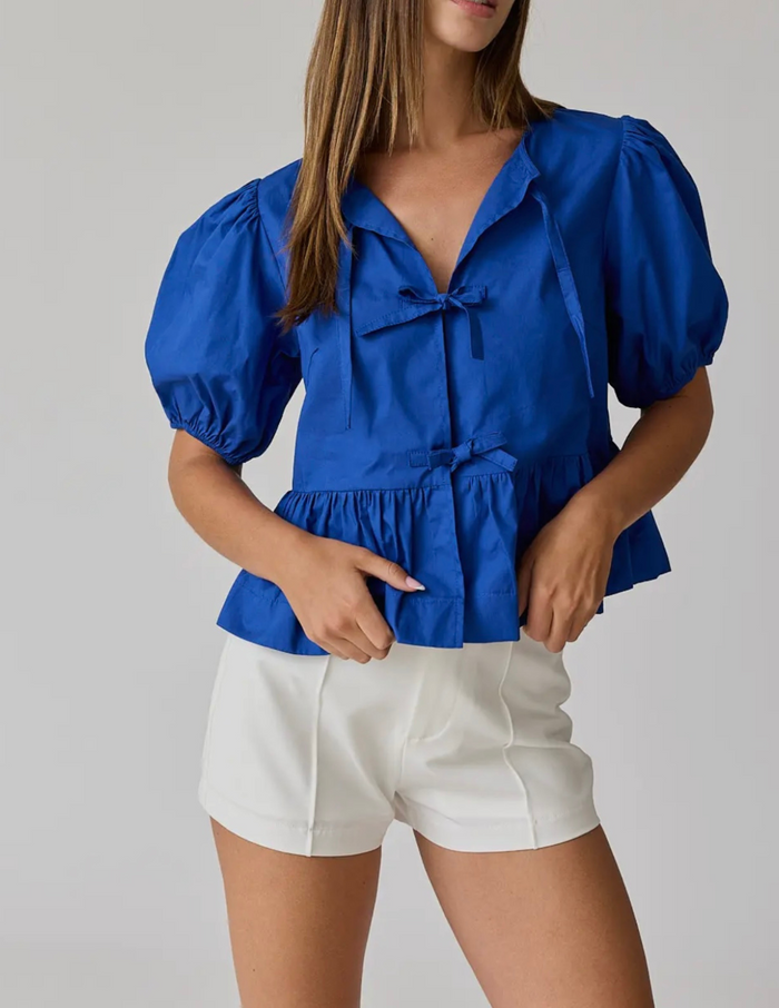 Juliet Bow Front Detail Blouse