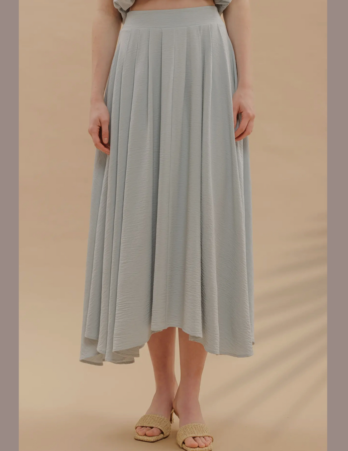 Ivy Pleated Midi Skirt