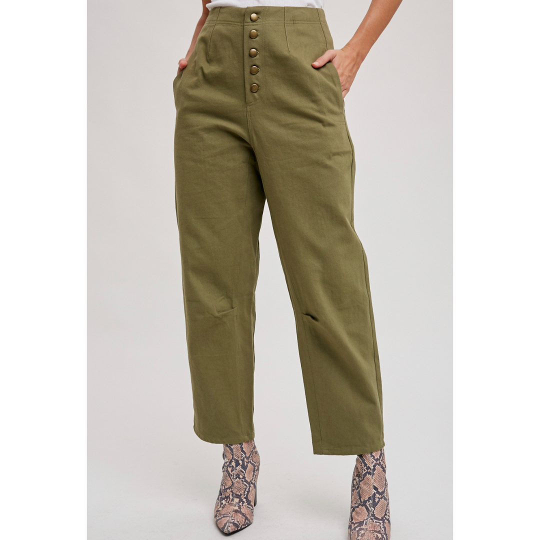 BRYNN HIGH RISE STRAIGHT PANTS