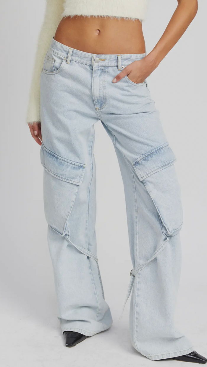 PIPER CARGO DENIM PANTS