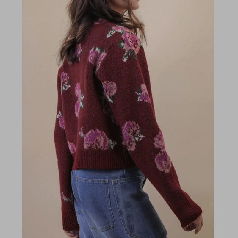 Sophie Floral Button Front Cardigan