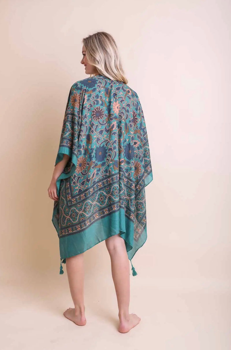 MOROCCAN EMERALD KIMONO