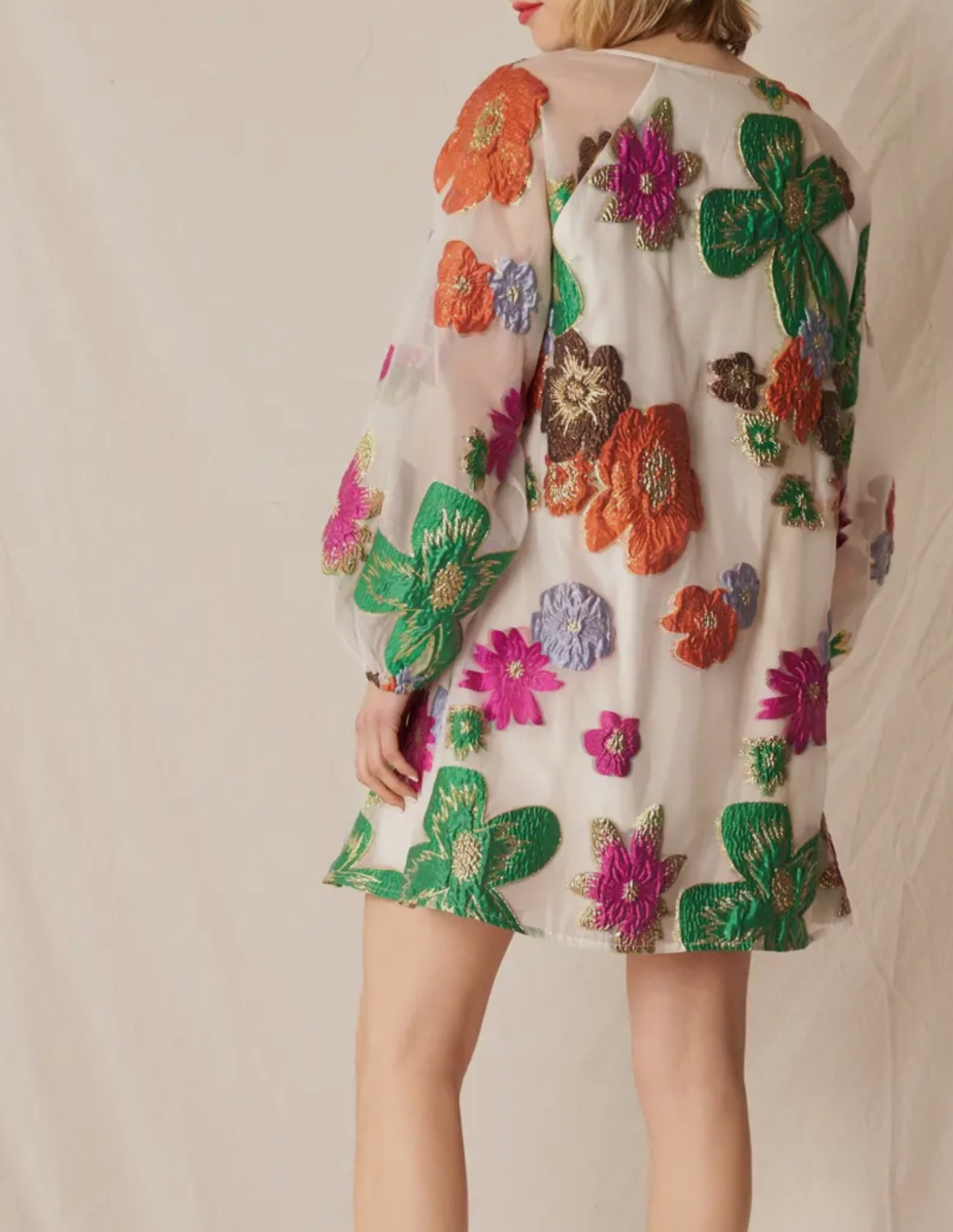 aster floral mini dress Mini Aster Dress in As You Dream Floral