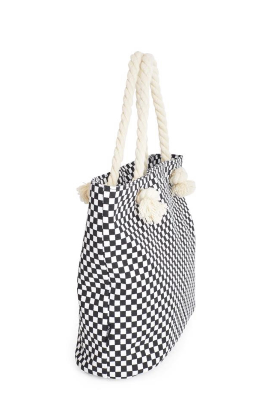 CHECKERED TOTE BAG