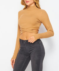 RAVEN CROSS WRAP TOP